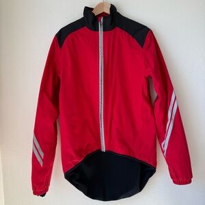 Very RARE Castelli Prototype Men’s Cycling Rain Jacket-Red/Black-Size Medium